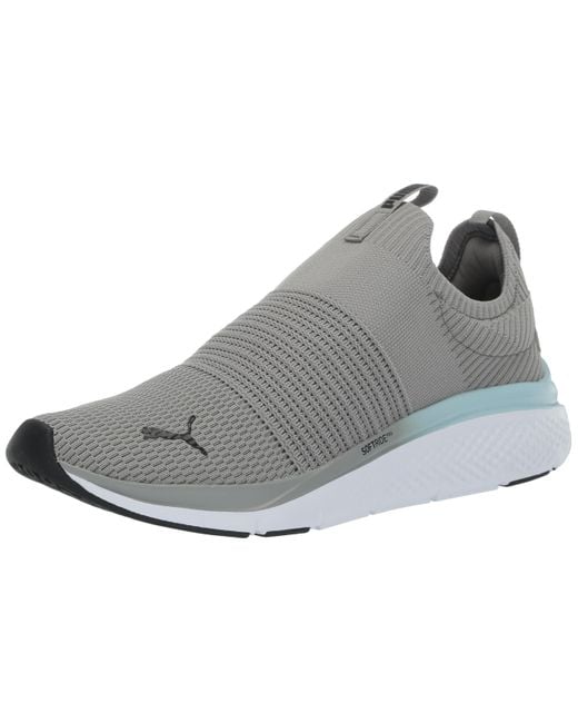 PUMA Gray Softride Pro Echo Slip-on Sneaker