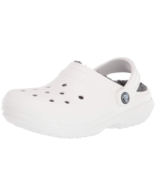 crocs classic lined clog warm and fuzzy slippers