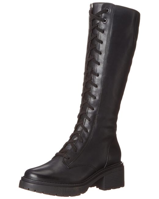 Naturalizer Leather Johni Knee High Boot in Black Leather (Black) | Lyst