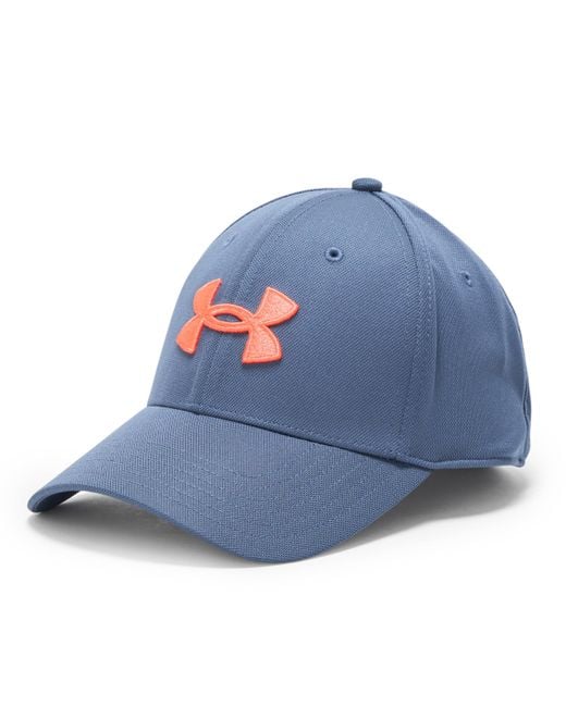 Under Armour Blue Blitzing Cap Stretch Fit, for men