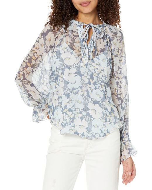 Joie Gray S Brigitta Top In Nightshadow Blue Multi
