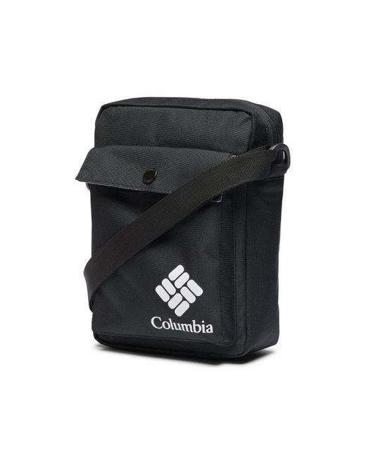 Columbia Black Zigzag Side Bag