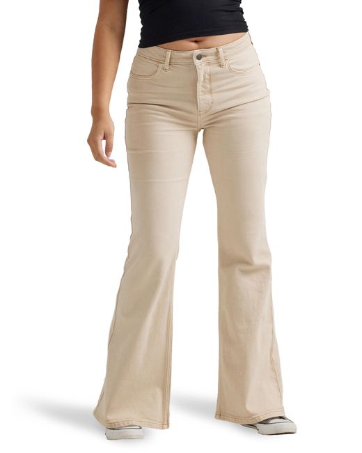 Wrangler Natural High-waisted Fierce Flare Jeans