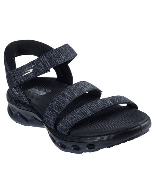 Skechers Blue Sandalen mit Viertelriemen