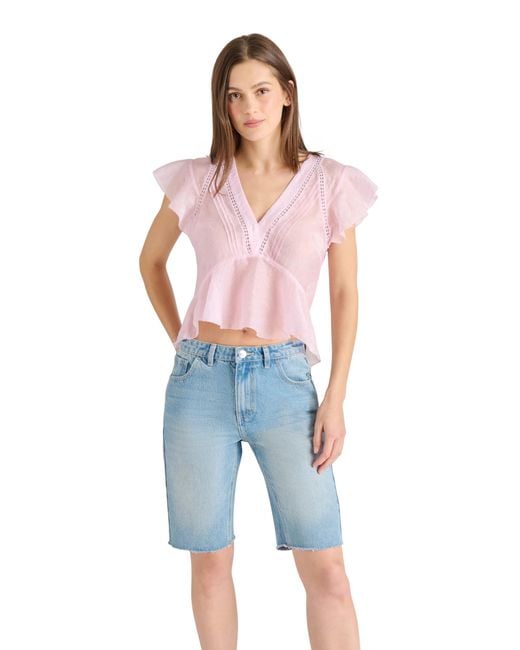Steve Madden Blue Apparel Leyla Top