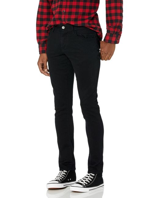 Emporio Armani Black A|x Armani Exchange Mens 5 Pocket Pocket Skinny Denim Jeans for men