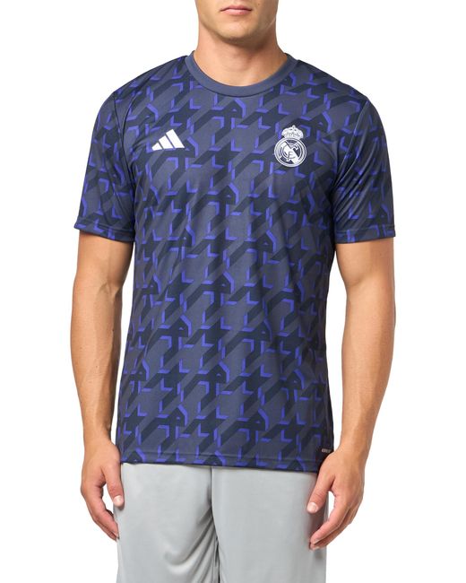 Adidas Blue Real Madrid 23/24 Pre-match Jersey for men