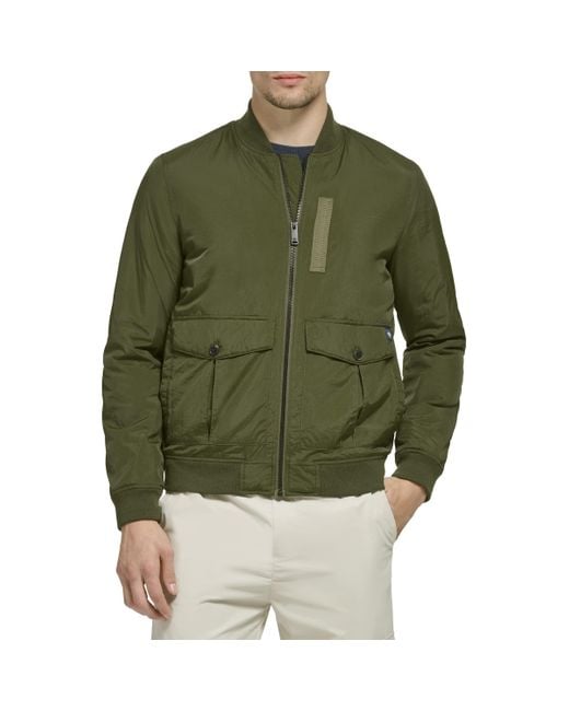 Dockers 2pocket Bomber Jacket in Green for Men Lyst