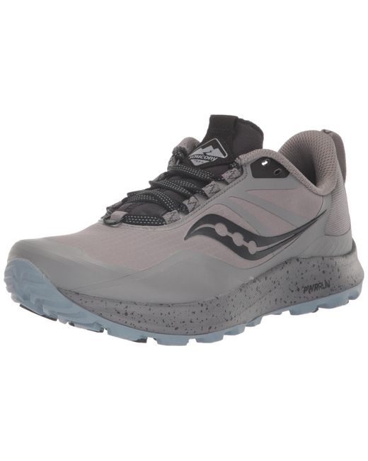 Saucony Gray Peregrine Ice+ 3 Sneaker
