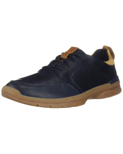 clarks sneakers mens blue