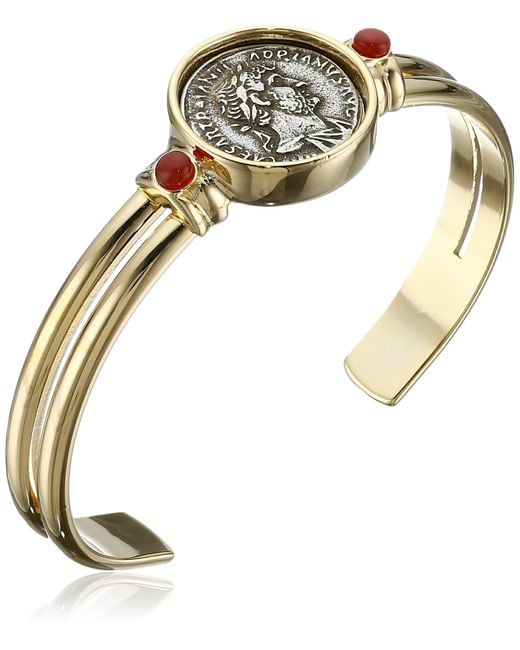 Ben-Amun Metallic Ben-amun Roman Coin Collection New York Fashion Jewelry Necklace Ring Bracelet 24 Gold Plating