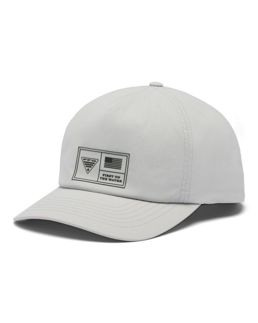 Columbia Gray Pfg Outcast 3d Stretch Snap Back