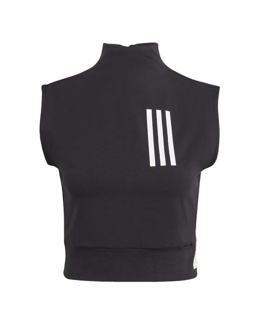 Adidas Blue Mission Victory Sleeveless Crop Top