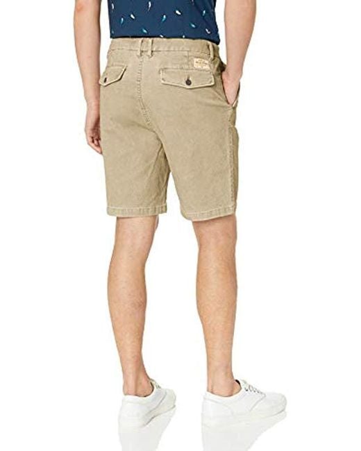 Lyst Quiksilver Secret Cord Corduroy Walk Shorts in Natural for Men