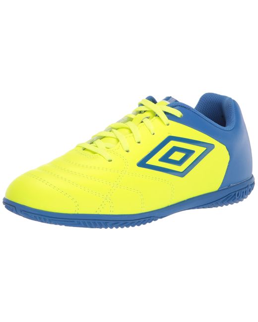 Umbro Yellow Classico Xi Ic Indoor Soccer Shoe for men