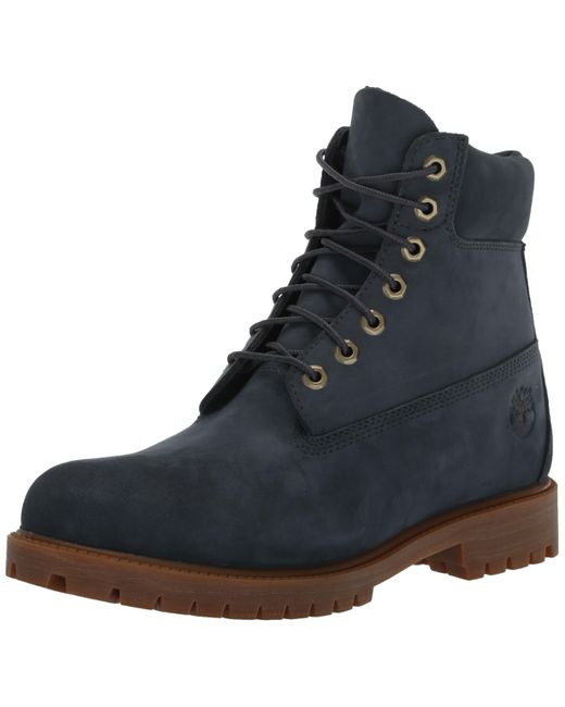 Timberland Black Heritage 6 Inch Lace Up Waterproof Boot for men