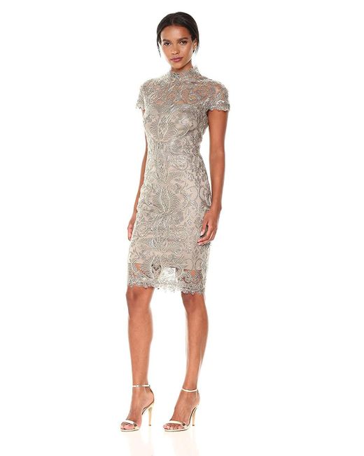 tadashi shoji corded lace dress
