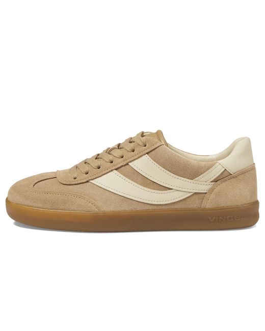 Vince Natural S Oasis-m Lace Up Retro Sneaker New Camel Beige Suede 10 M for men