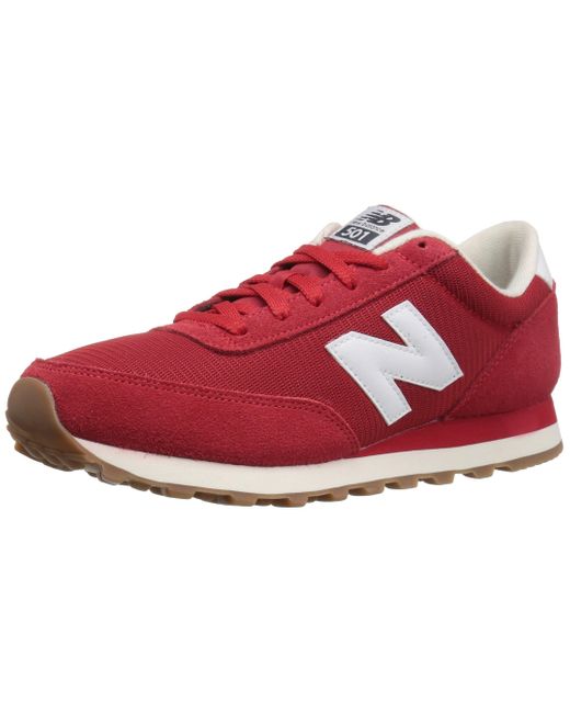 New Balance 5 V1 Sneaker In Red White Red For Men Save 22 Lyst