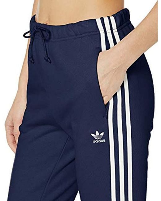 Women's Blue Regular Cuffed Track Pants Women's Blue Regular Cuffed Track Pants