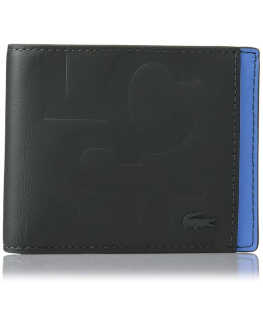 Lacoste Green Slim Billfold Wallet With Logo Lettering for men