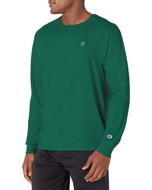 Champion Classic Jersey Long-sleeve Tee in Green for Men |