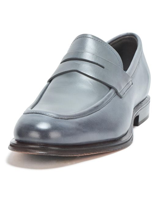 Cole Haan Men's Blue Modern Classics Penny Loafers