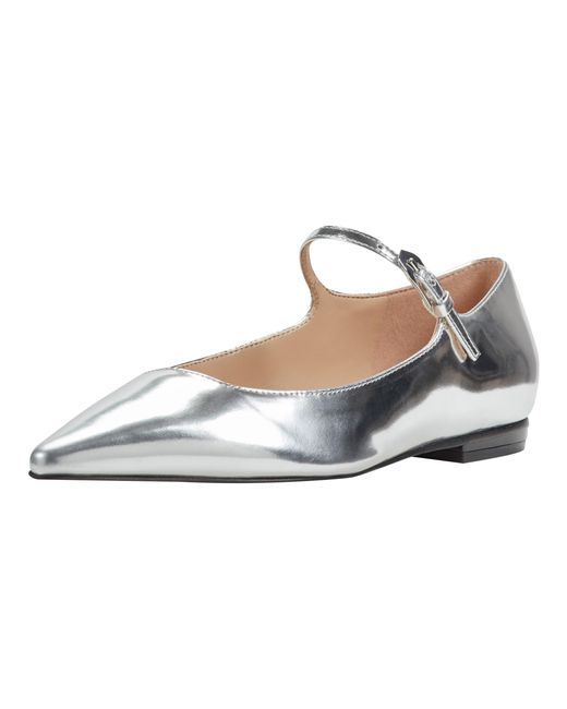Marc Fisher Metallic Trella Mary Jane Flat