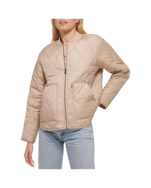 Levi's Onion Quilted Liner Jacket in Natural Lyst