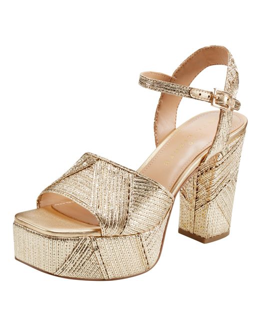 Marc Fisher Natural Calyn Wedge Shoes