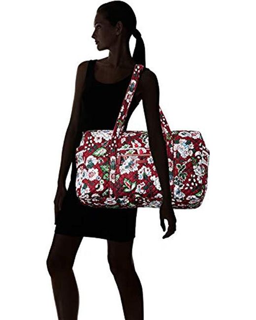Lyst Vera Bradley Iconic Large Travel Duffel, Signature Cotton in Red