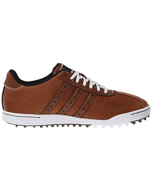 adidas Adicross Classic Golf Shoe in Brown for Men | Lyst