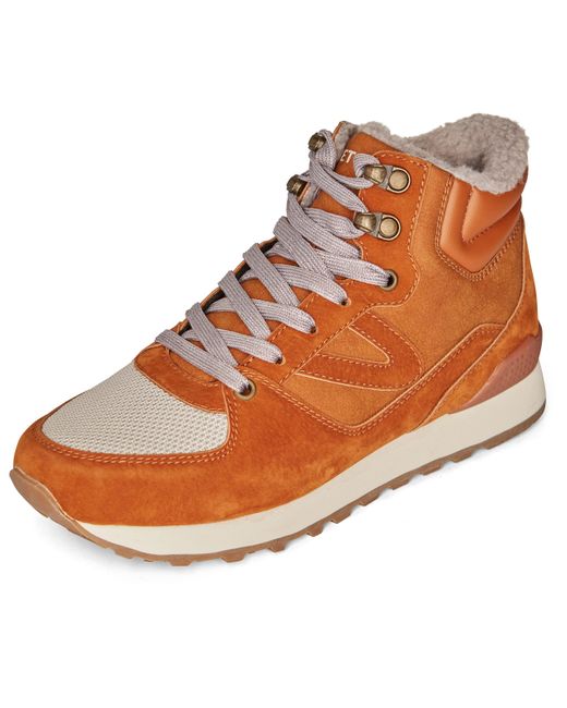 Tretorn Brown Lily Hi-top Sneaker
