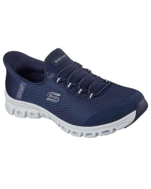Skechers Blue Glide-step-pursuit Hands Free Slip-ins Sneaker