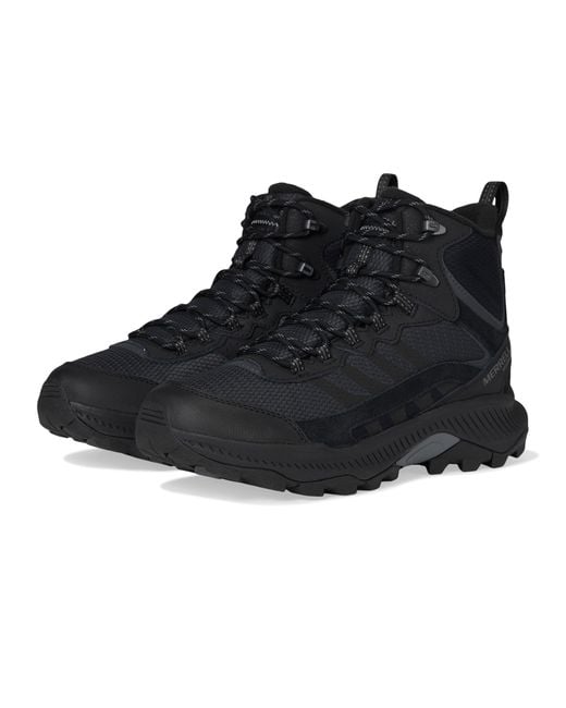 Merrell Men's Black Speed Strike Thermo Mid Waterproof Shoes
