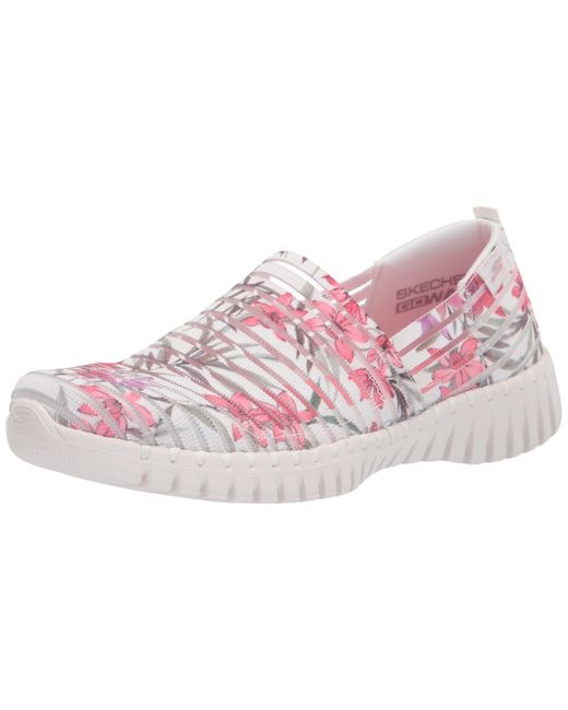 Skechers Go Walk Smart Floral Slip On 