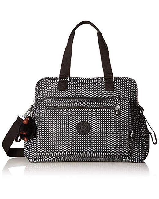 Women S Black Alanna Printed Diaper Bag Small Leaf