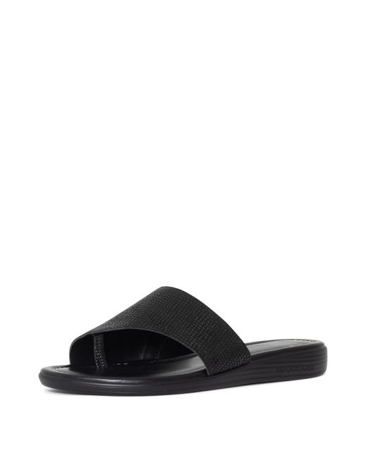 Donald J Pliner Black Donald Pliner Gal Flat Sandal