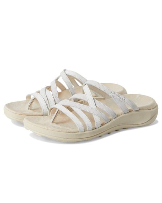 Merrell White Harbor Post Sandals, Leather