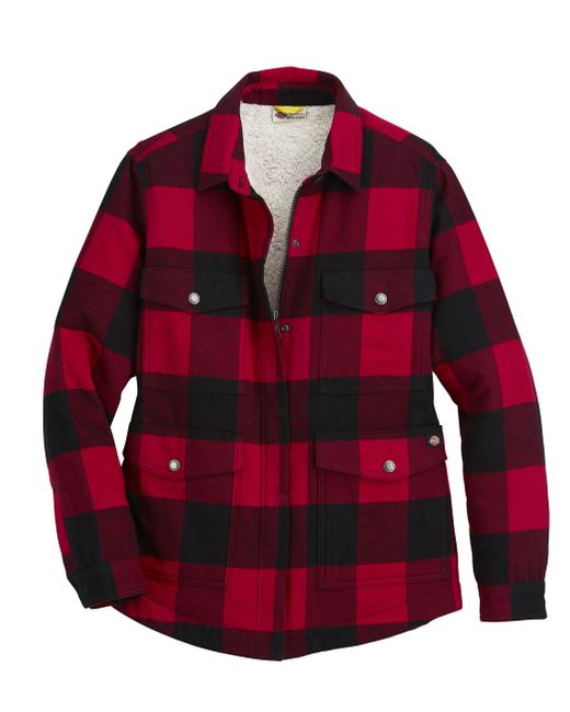 Dickies Womens Flannel Sherpa Lined 