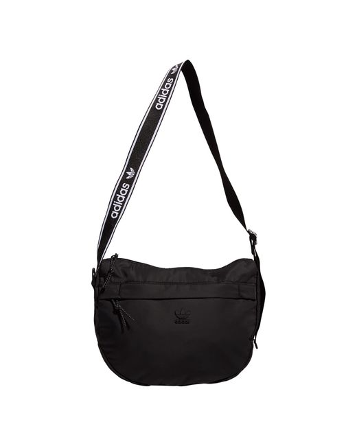 adidas Originals Courtside Crossbody Bag in Black/White (Black) Lyst