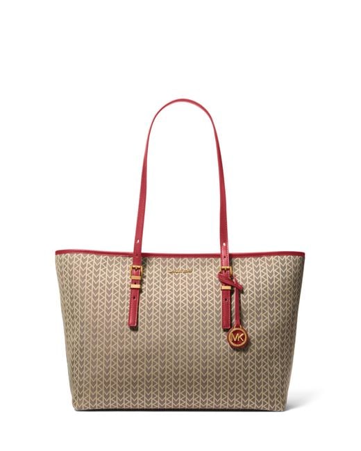 Michael Kors White Quinn Large Tote