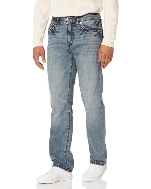 True Religion Ricky Super T Flap Jeans in Blue für Herren