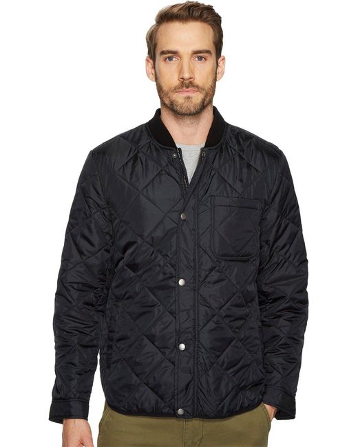 Cole Haan Gray Signature Transitional Quilted Nylon Jacket for men