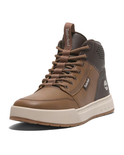 Timberland Brown Maple Grove Mid Lace Up Sneaker for men