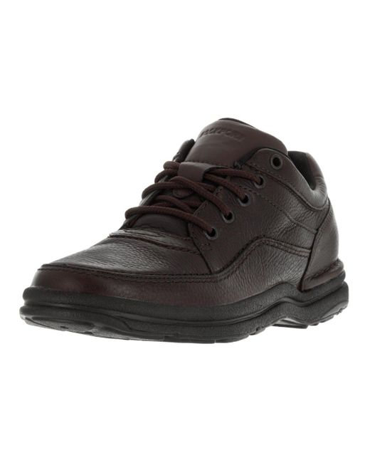 Rockport Rubber World Tour Classic Walking Shoe Chocolate Chip 8 Xw in Black for Men Lyst