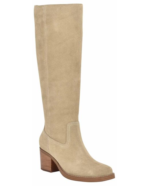 Nine West Koops Knee High Boot in Natural Lyst