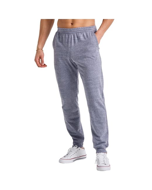 Hanes French Terry Jogger With Pockets in Blue for Men | Lyst