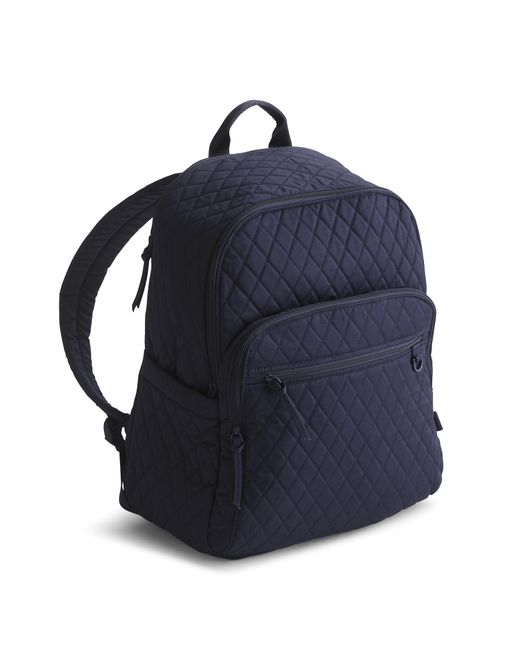 Vera Bradley Blue Premium Cotton Bancroft Backpack