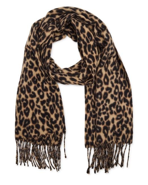 Steve Madden Multicolor Leopard Scarf